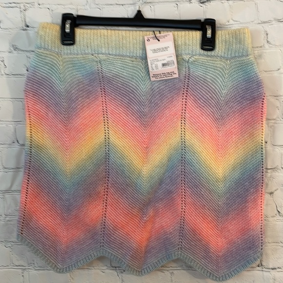 NWT Missguided rainbow sherbet skirt - Picture 3 of 6